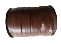 Biaisband kunstleer 20mm - bruin