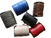Biaisband kunstleer 20mm - rood
