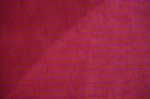 Coupon - poplin katoen geruit - roze met oranje (110 x 155 cm)