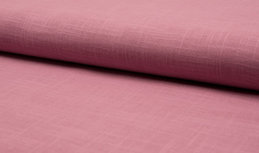 Roze katoen met linnen-look Roze katoen met linnen-look