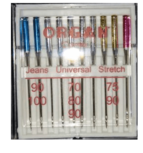 Organ naaimachine naalden jeans, universeel, stretch (10 st) Organ naaimachine naalden jeans, universeel, stretch (10 st)