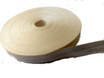 Ecru elastische biaisband - 20 mm Ecru elastische biaisband - 20 mm