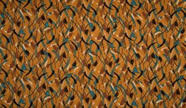 Viscose Twill - abstract - Oker geel Viscose Twill - abstract - Oker geel