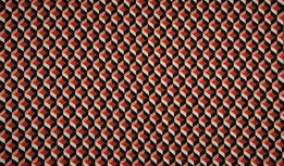Viscose Twill - kubus - rood, zwart en wit Viscose Twill - kubus - rood, zwart en wit