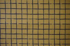 Coupon - Gele poplin katoen met zwarte ruiten (50 x 155 cm) Coupon - Gele poplin katoen met zwarte ruiten (50 x 155 cm)