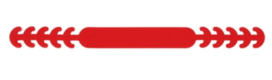 Siliconen oorbeschermer voor mondkapje - rood Siliconen oorbeschermer voor mondkapje - rood