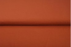 Uni / effen tricot stof - terra / brique / steenrood Uni / effen tricot stof - terra / brique / steenrood
