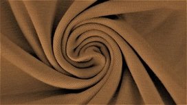 Uni / effen tricot stoffen - camel bruin Uni / effen tricot stoffen - camel bruin