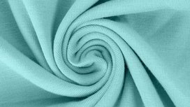 Uni / effen tricot stof - licht mint groen Uni / effen tricot stof - licht mint groen