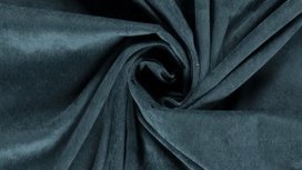 Effen petrol rib stof met stretch | Nooteboom Textiles Effen petrol rib stof met stretch | Nooteboom Textiles
