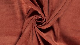 Brique steen rode rib stof met stretch | Nooteboom Textiles Brique steen rode rib stof met stretch | Nooteboom Textiles
