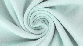 Uni / effen tricot stoffen - extra licht mint groen Uni / effen tricot stoffen - extra licht mint groen