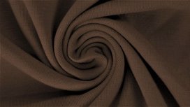 effen tricot stoffen - donker bruin effen tricot stoffen - donker bruin