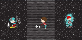 paneel stof French Terry met wintersport thema | winterstof | Stenzo Textiles paneel stof French Terry met wintersport thema | winterstof | Stenzo Textiles