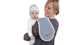 Naaipatroon spuugdoek voor over de schouder Naaipatroon spuugdoek voor over de schouder