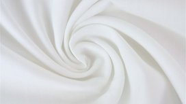 Witte effen katoenen stof poplin Witte effen katoenen stof poplin