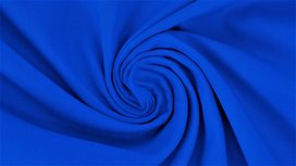 Kobalt blauwe effen katoenen stof poplin Kobalt blauwe effen katoenen stof poplin