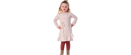 Naaipatroon jurk met ruches | maat 80 t/m 110 Naaipatroon jurk met ruches | maat 80 t/m 110