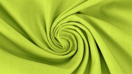 Licht lime groene effen katoenen stof poplin Licht lime groene effen katoenen stof poplin