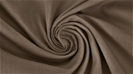 Taupe effen katoenen stof poplin Taupe effen katoenen stof poplin