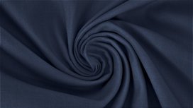 Donker jeans blauw katoenen stof poplin Donker jeans blauw katoenen stof poplin